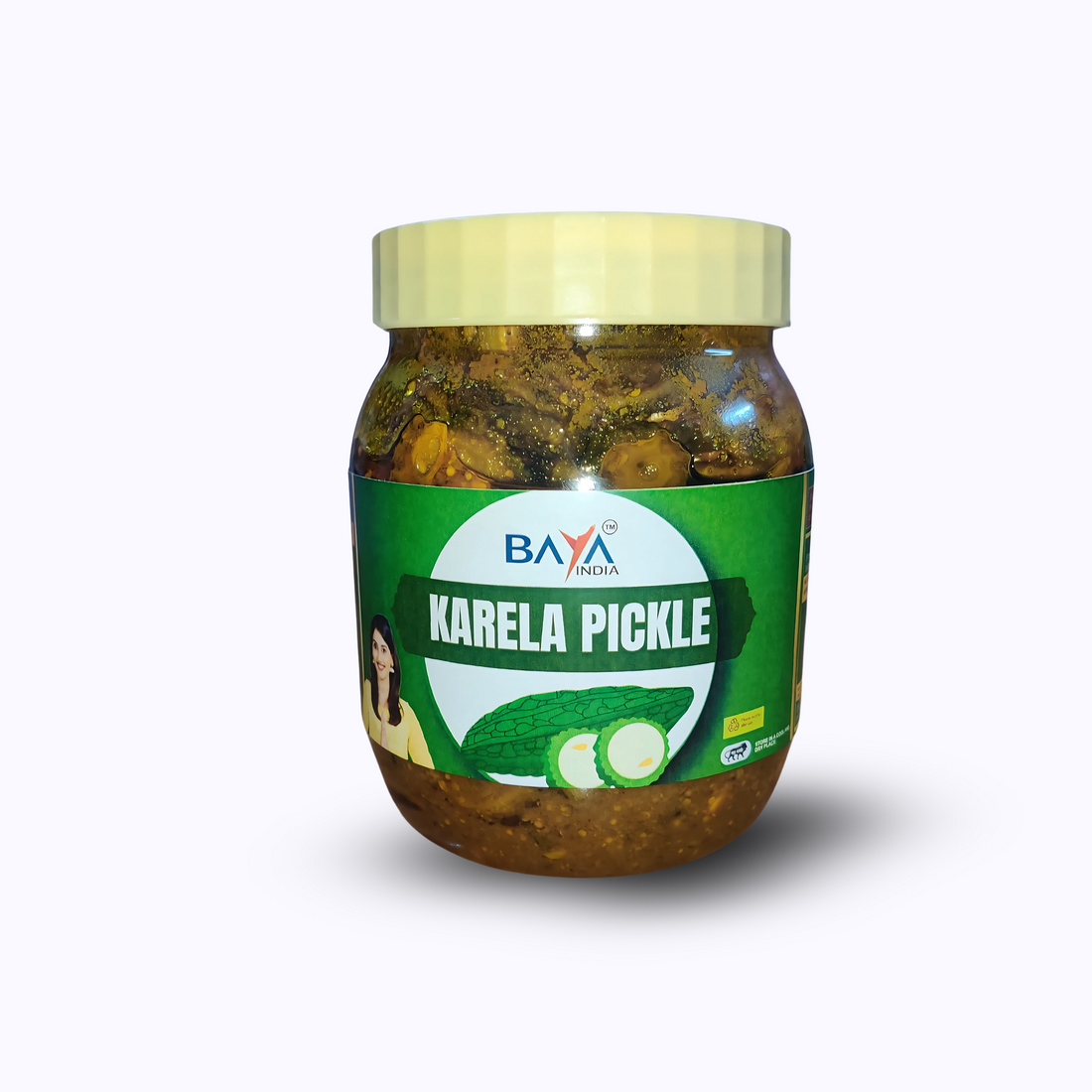 💚 The Bittersweet Balance: Baya India's Traditional Homemade Karela (Bitter Gourd) Pickle