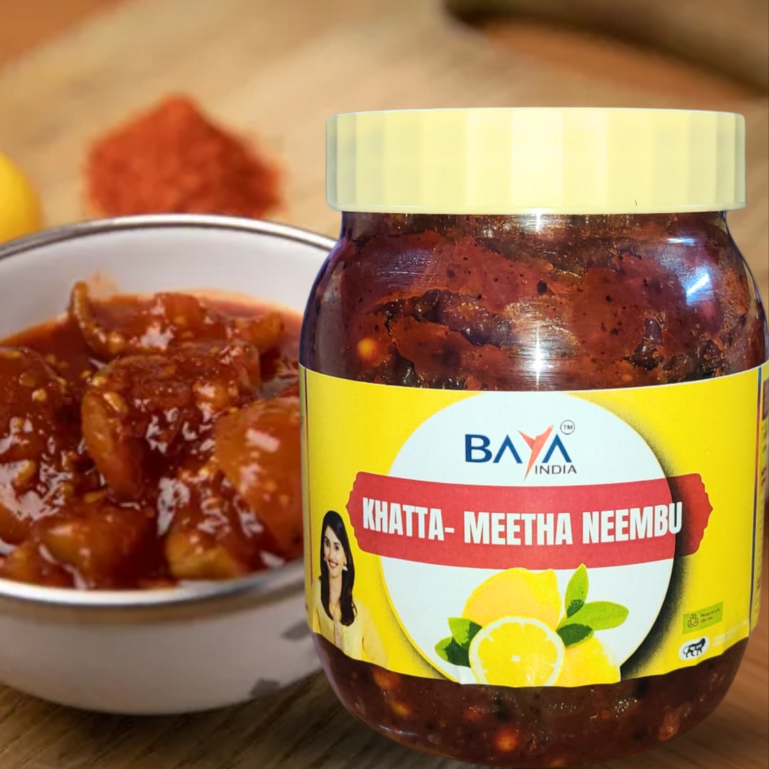 🍯 The Perfect Harmony: Discover Baya India's Irresistible Homemade Khatta Meetha Pickle