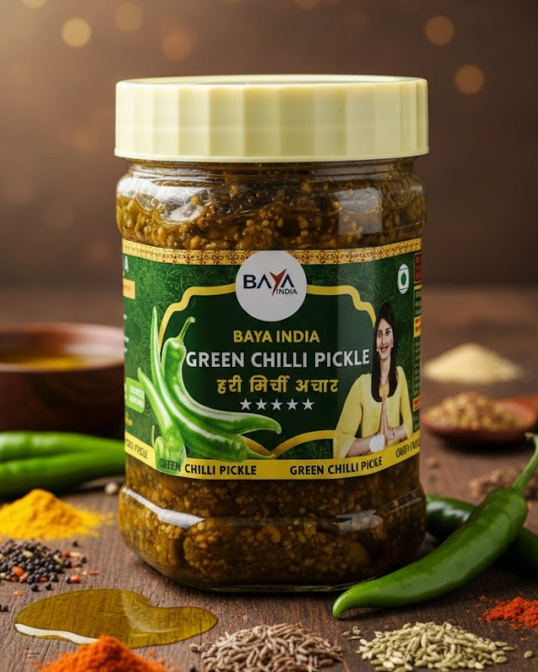 🌶️ The Zesty Snap: Why Baya India’s Green Chilli Pickle is Your Plate’s New Best Friend