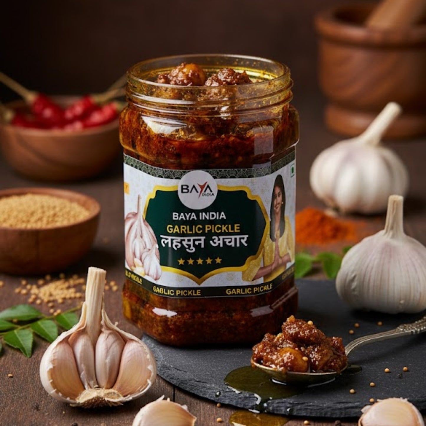 Product Name: Garlic Pickle / लहसुन का अचार