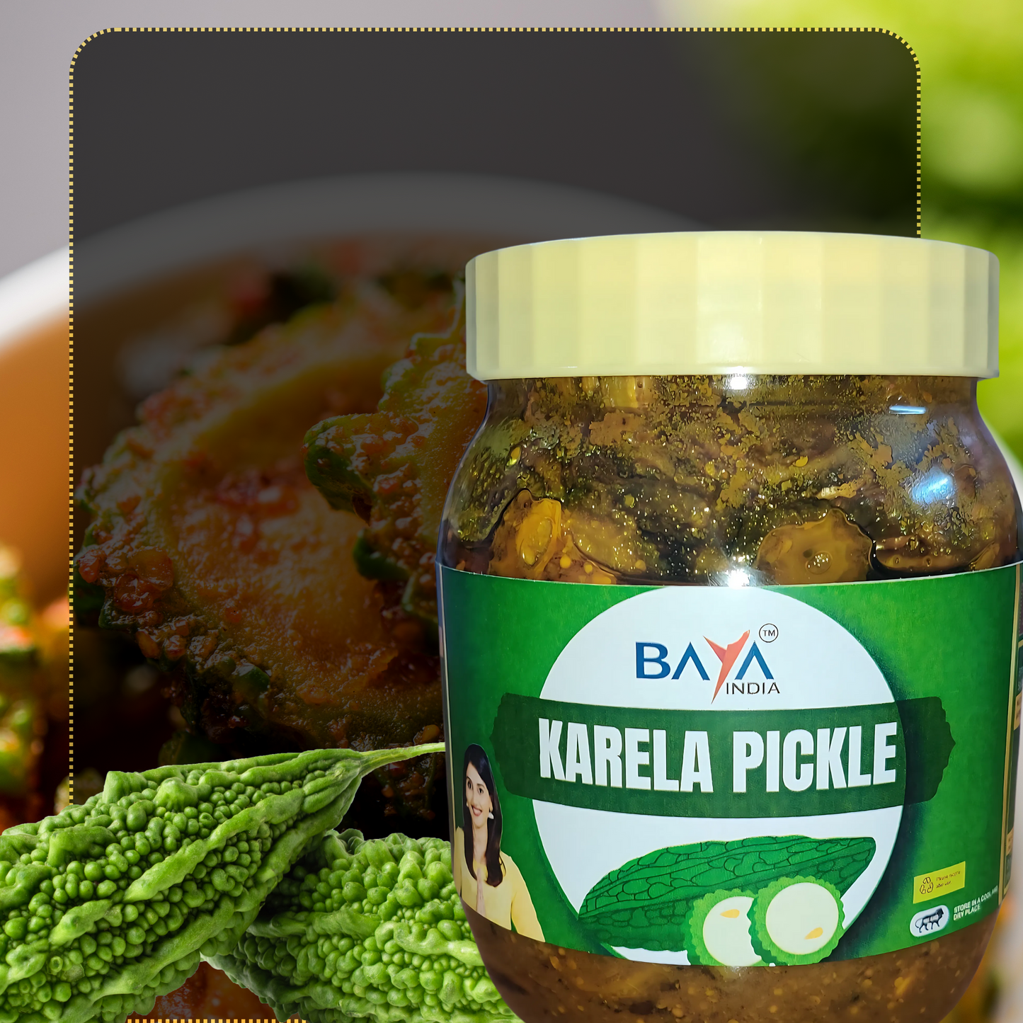 Karela Pickle (Bitter Gourd Pickle)