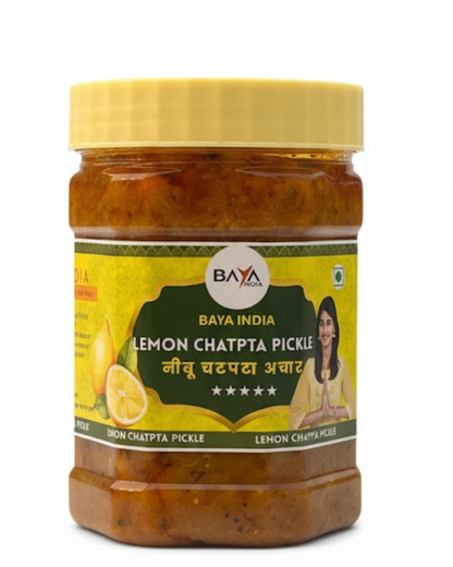 Lemon Pickle (नींबू का अचार)