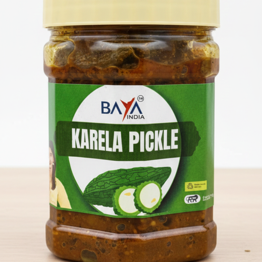 Karela Pickle (Bitter Gourd Pickle)