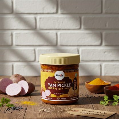 COMBO OF THREE | LEHSUN , SURAN ( YAM) , LAL BHARWA  PICKLE