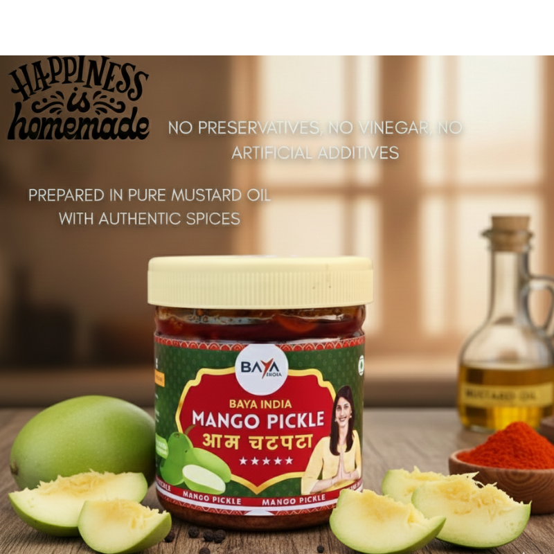 Mango Pickle (आम का अचार) – Traditional Homemade Taste