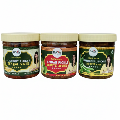 Combo Pack of Three| Kathal , Ambar , green chilli