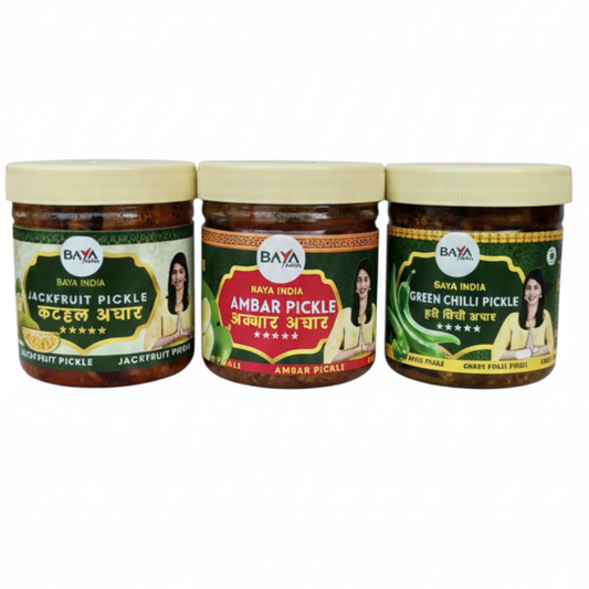 Combo Pack of Three| Kathal , Ambar , green chilli