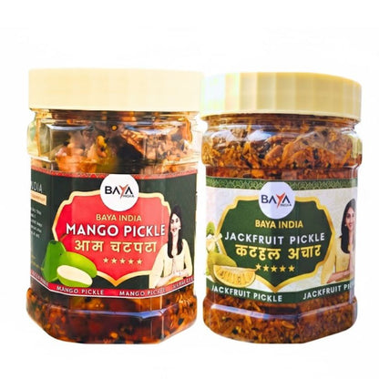 Kathal + Mango Pickle Combo – 400g Each (Just ₹499)