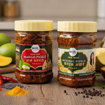 Kathal + Mango Pickle Combo – 400g Each (Just ₹499)