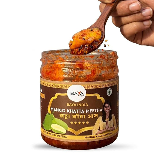 Baya India Mango Khatta Meetha – Traditional Sweet & Sour Mango Pickle