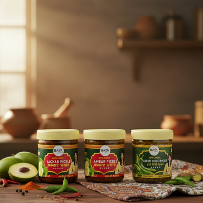 Combo Pack of Three | Jackfruit ,Ambar, Green Chilli