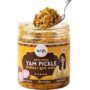 Grated Yam Pickle Suran ka Achar mixed with garlic & Green Chilli Homemade