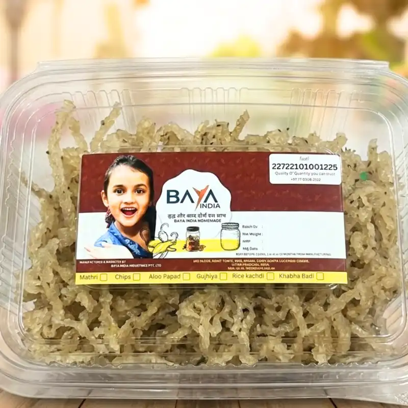 Rice Kachari Fryums Sun-Dried Rice Fryums