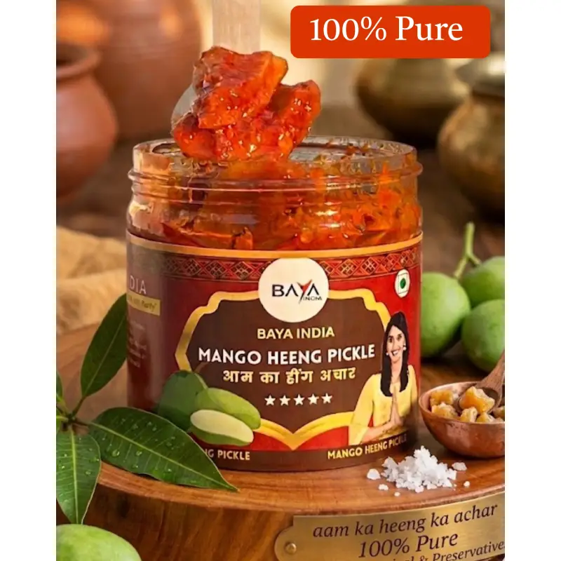 Hing Mango Pickle  Aam ka Hing Achar in Mustard Oil