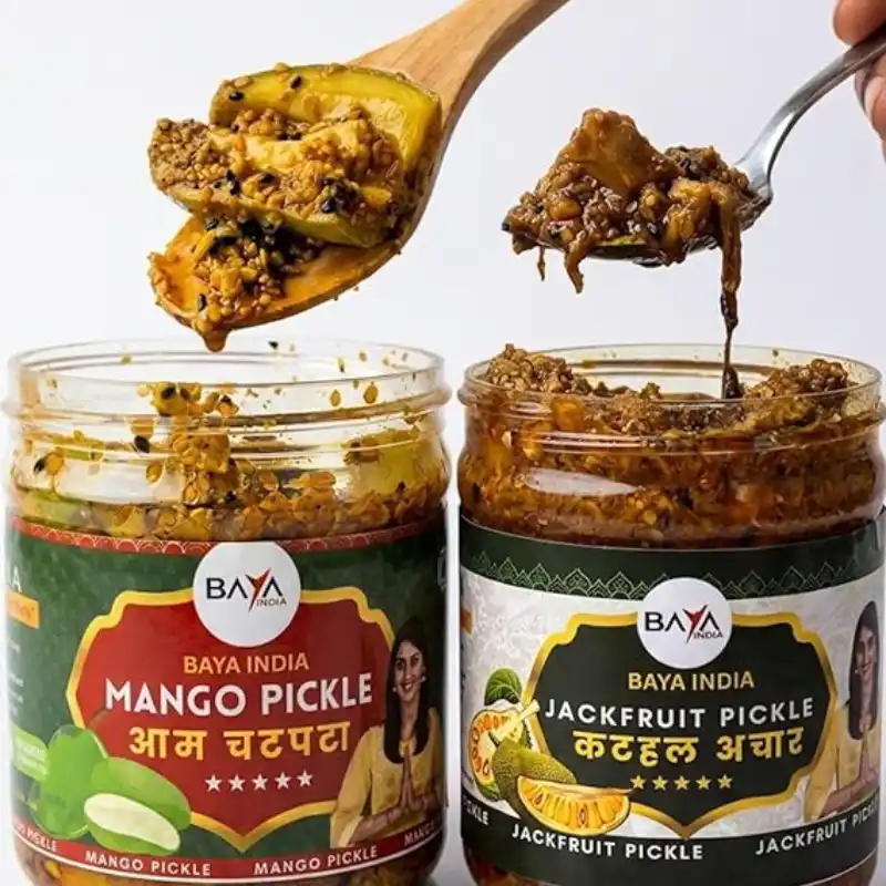 Mango & Jackfruit Pickle Combo Homemade Aam aur Kathal ka Achar