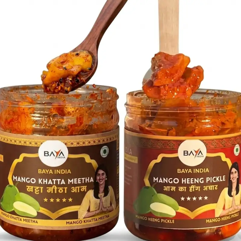 Mango Khatta Meetha & Mango Heeng Combo 250g Each