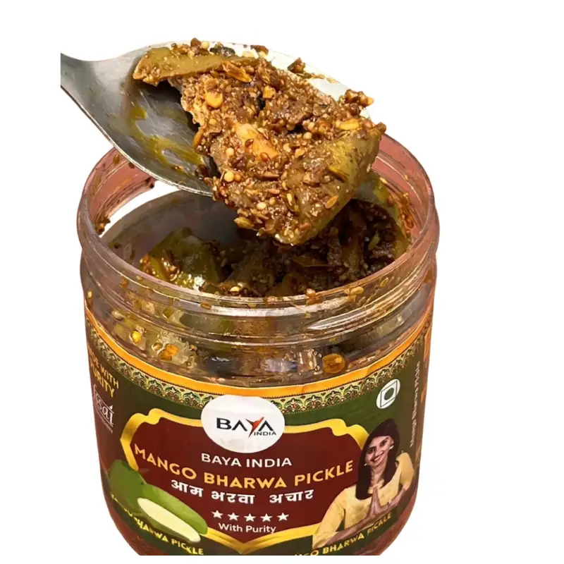 Stuffed Mango Pickle  Aam Ka Sukha Achar